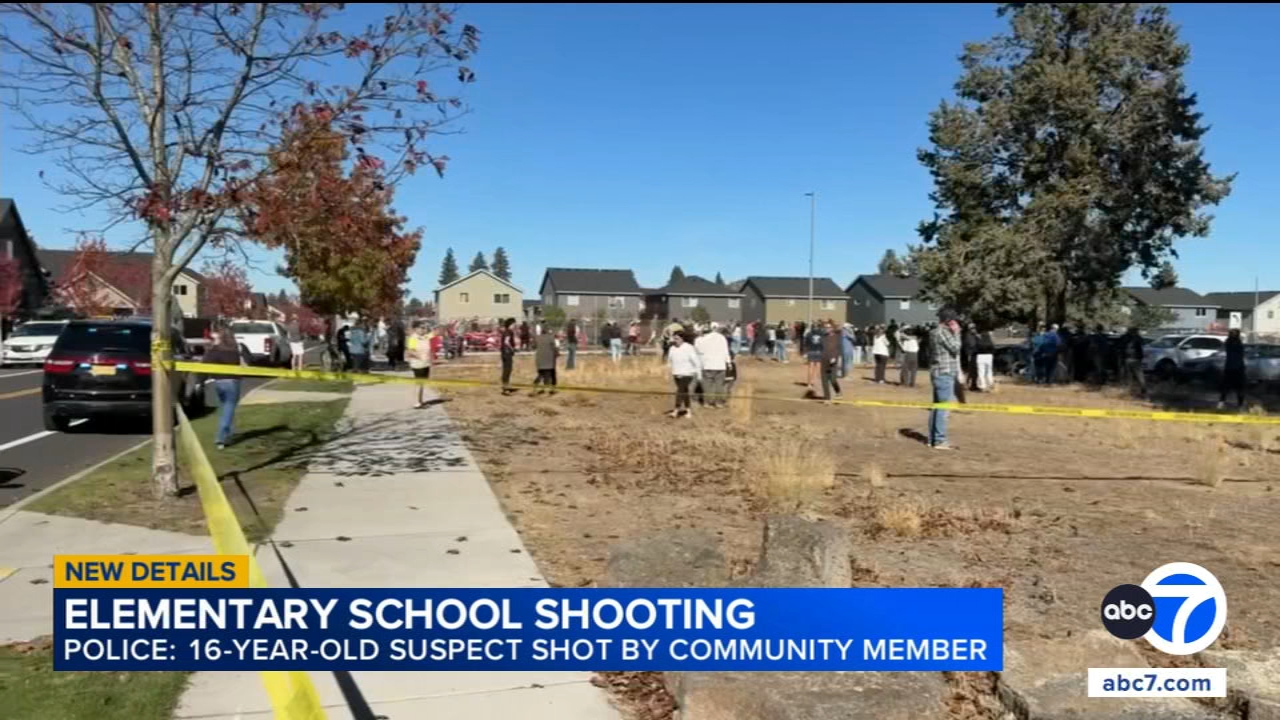 3 children, 1 teacher killed in shooting at Bend, Oregon elementary school; teen shooter also dead: Police
       — ABC 7 Bay Area