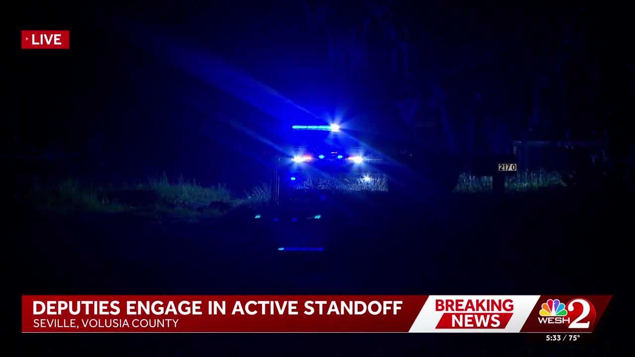 Deputies engage in standoff at residence in Volusia County, sheriff's office says — WESH 2 Orlando