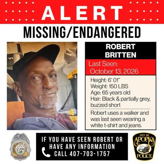 Apopka police searching for missing, endangered 65-year-old man — WESH 2 Orlando, Winter Park Community news