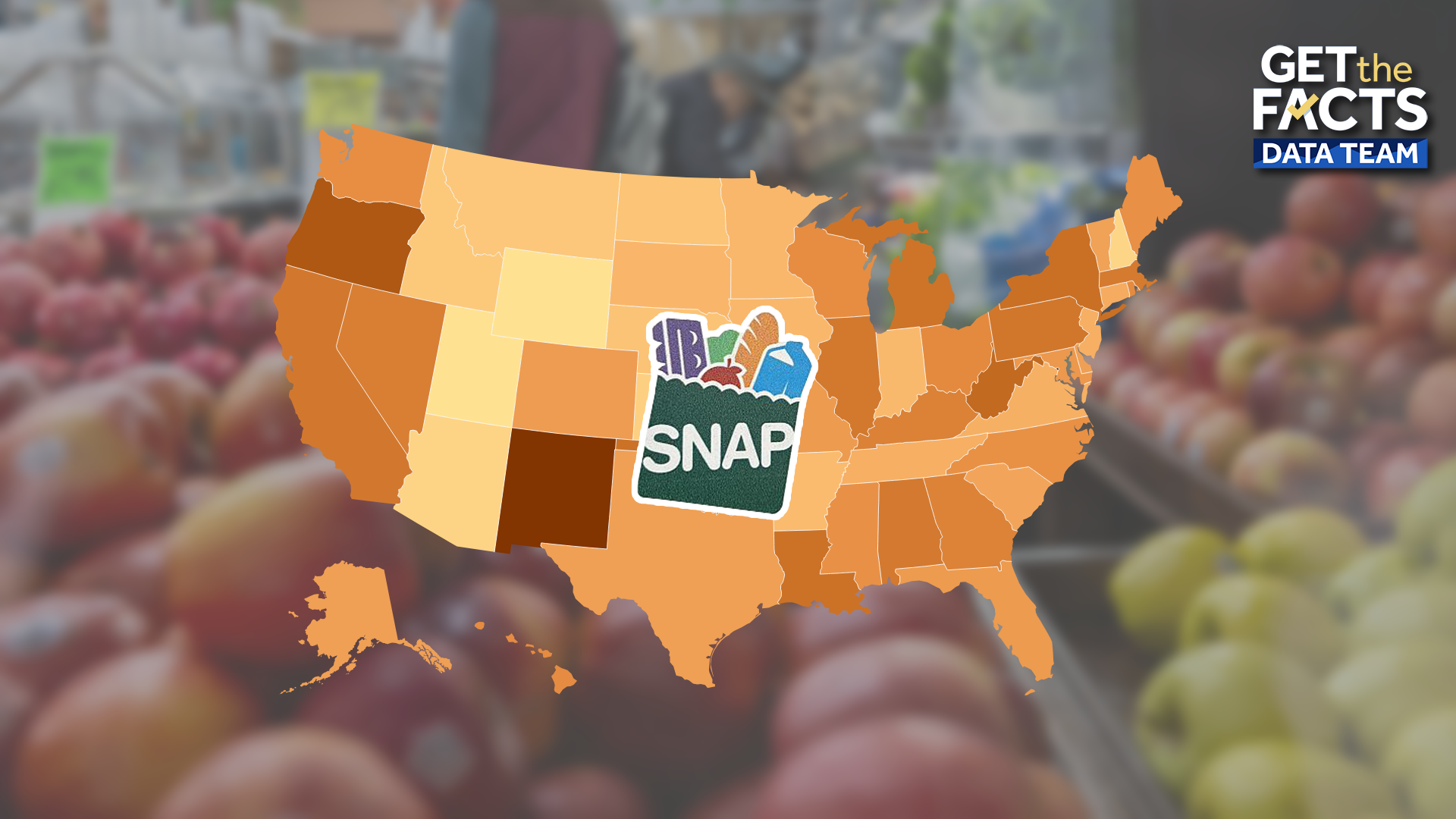 Nearly every state in the US had declines in SNAP recipients — WESH 2 Orlando