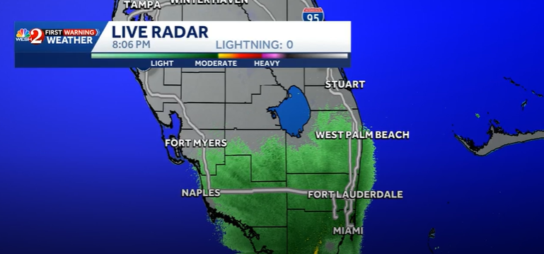 Busy radar with clear skies in Florida? What's happening? — WESH 2 Orlando, Winter Park Community news