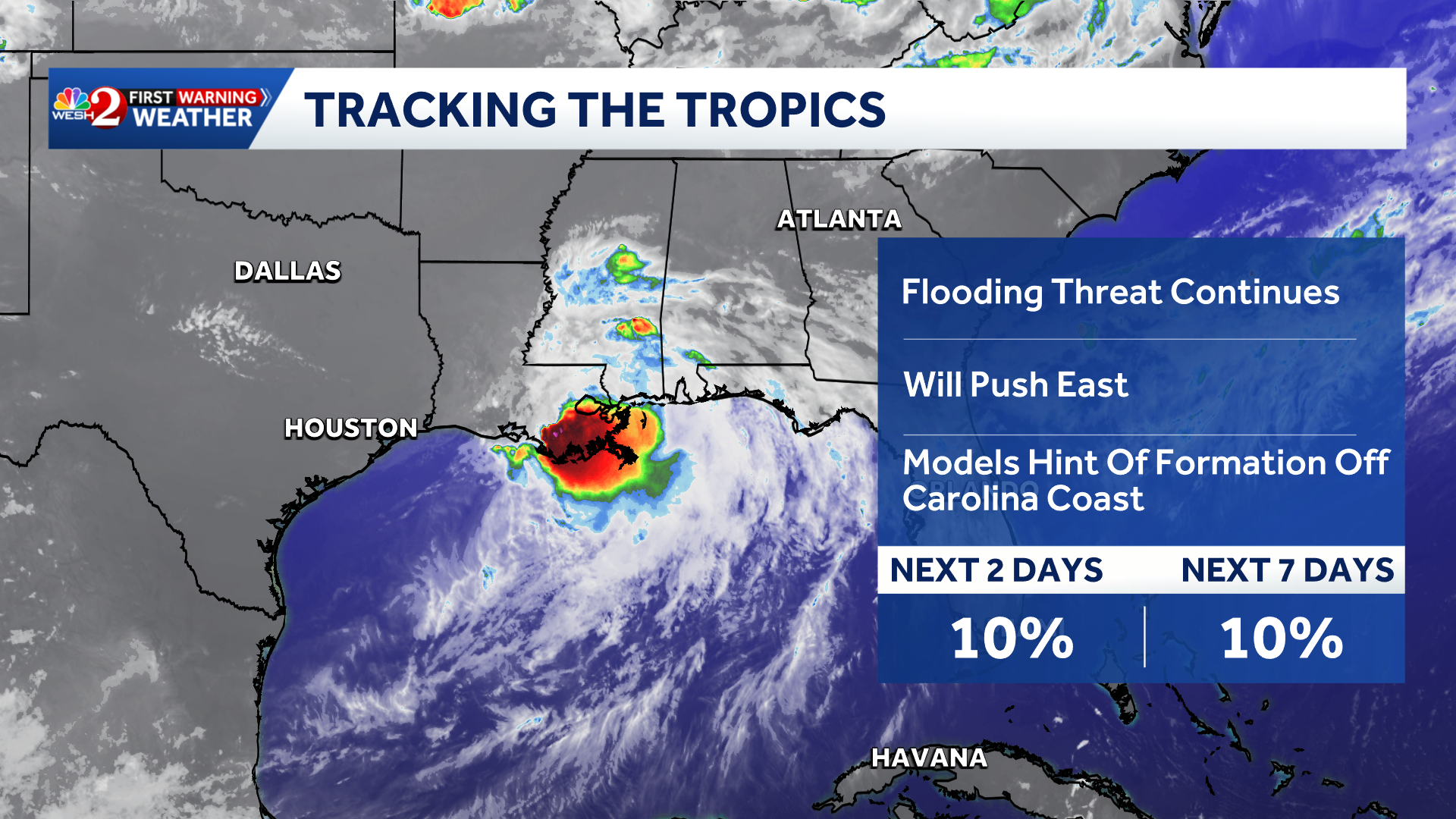Tropical Storm Arthur remnants may redevelop off US coast, NHC says — WESH 2 Orlando