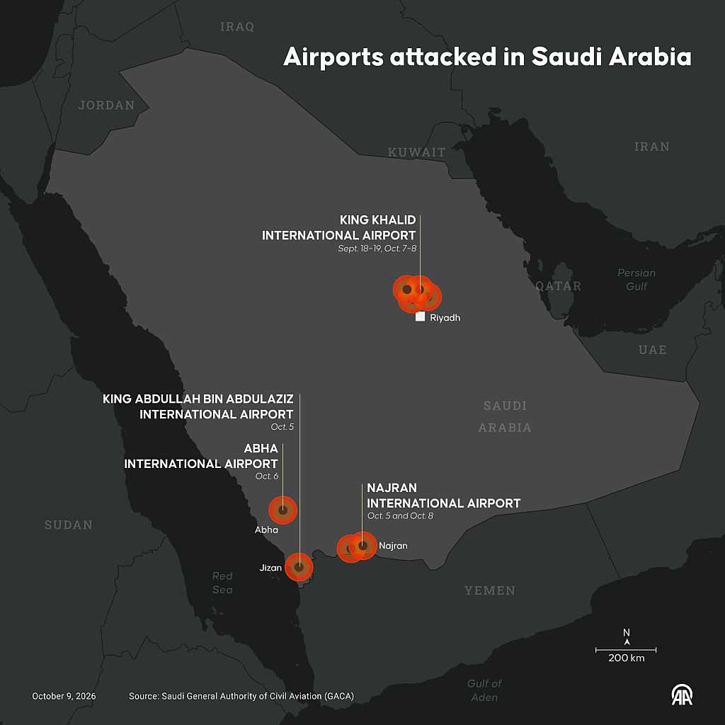 Passenger terminal at Saudi Arabian capital's airport is struck again, a day after 12 were killed — WESH 2 Orlando, Winter Park Community news