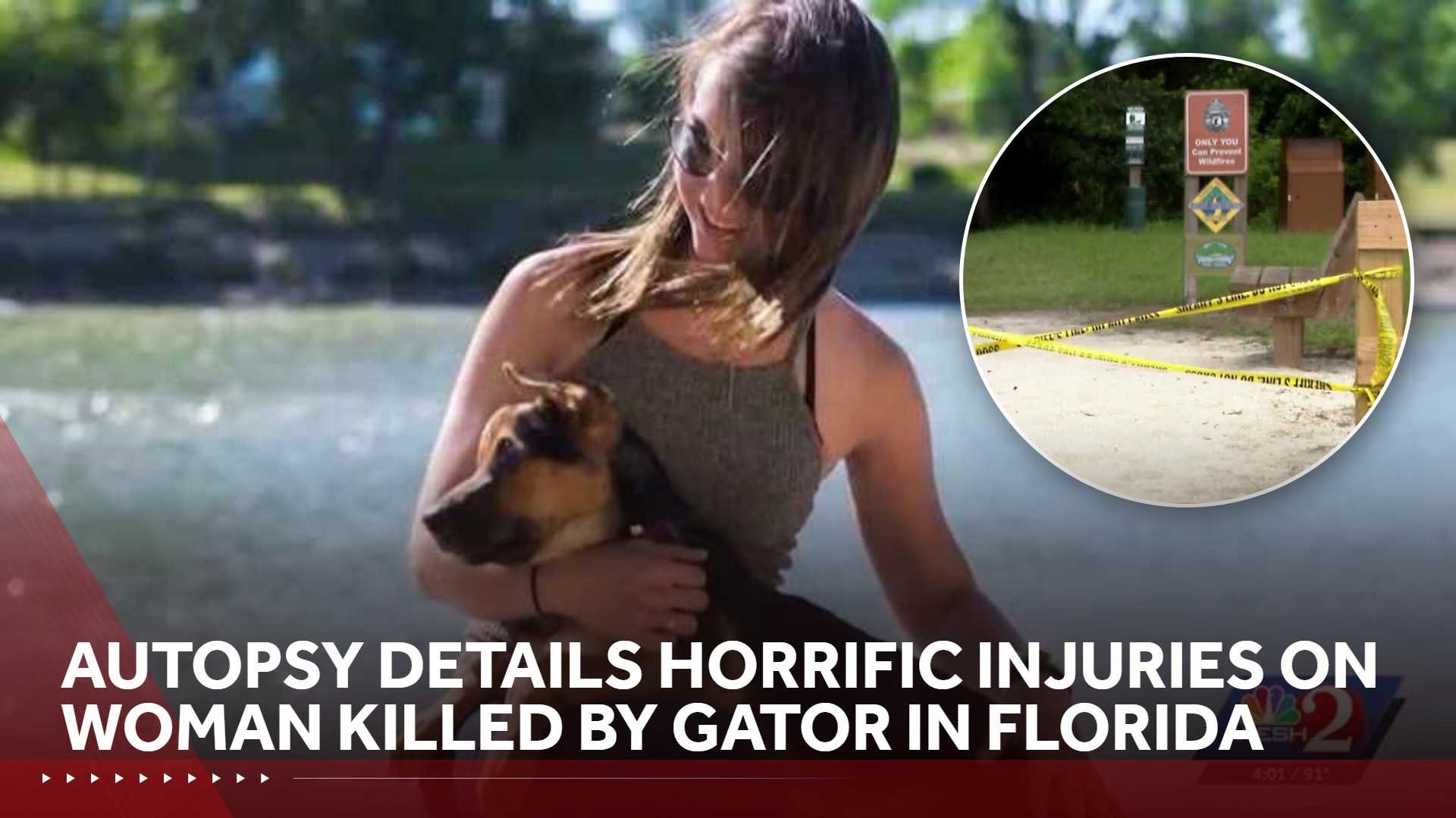 Autopsy details horrific injuries on woman attacked by gator in Florida river — WESH 2 Orlando