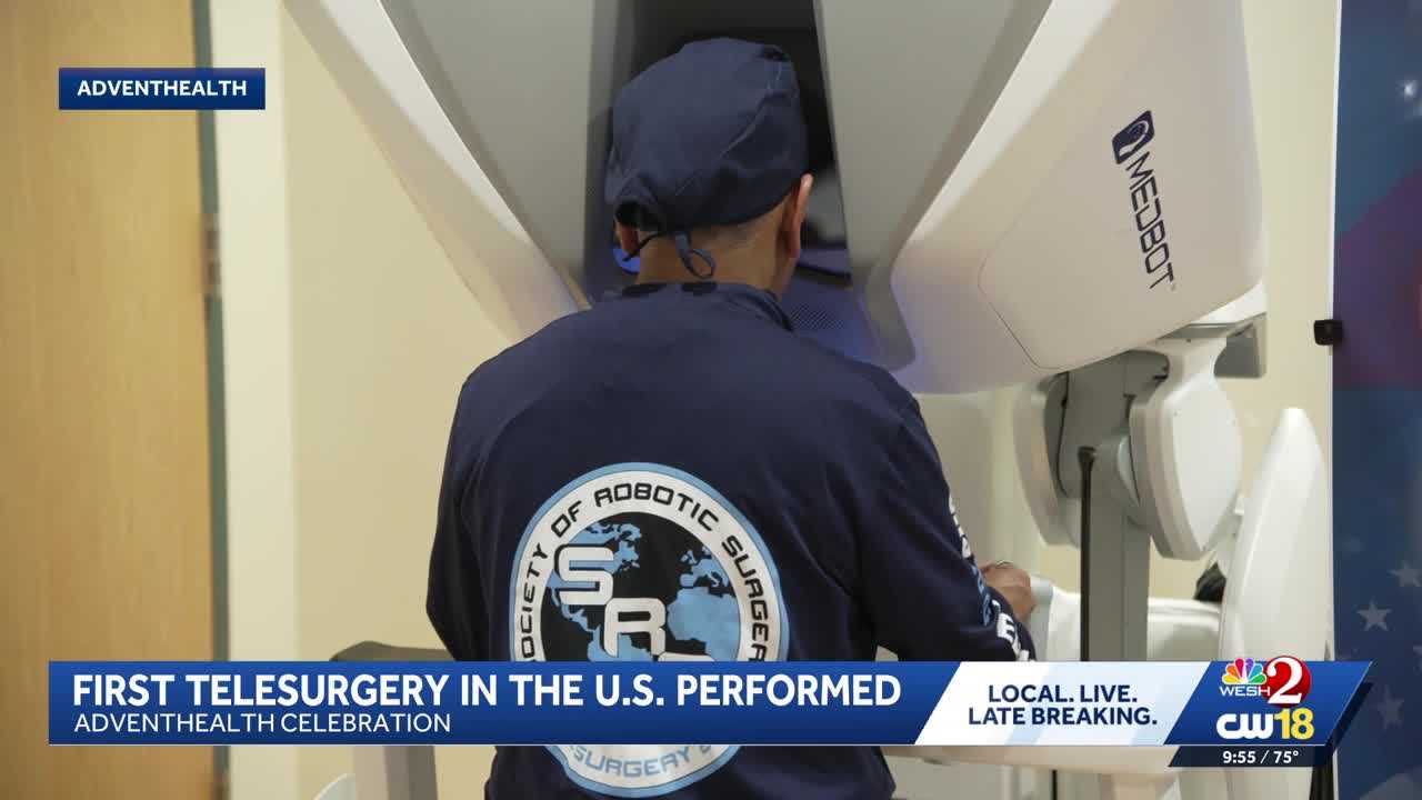 AdventHealth celebrates first robotic telesurgery in the U.S. — Winter Park Health news
