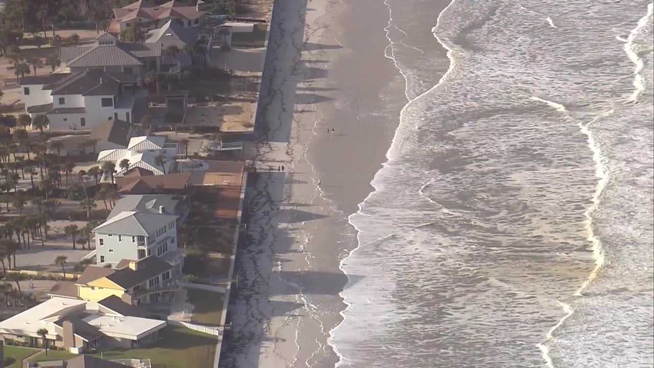 Volusia County beaches take a hit from rough surf and king tide — WESH 2 Orlando, Winter Park Schools news