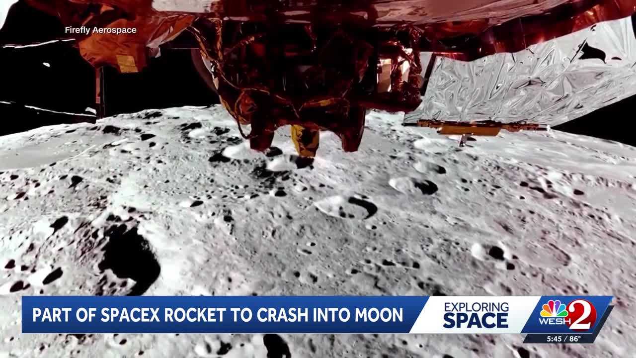 SpaceX rocket stage set to crash into moon — WESH 2 Orlando, Winter Park Community news