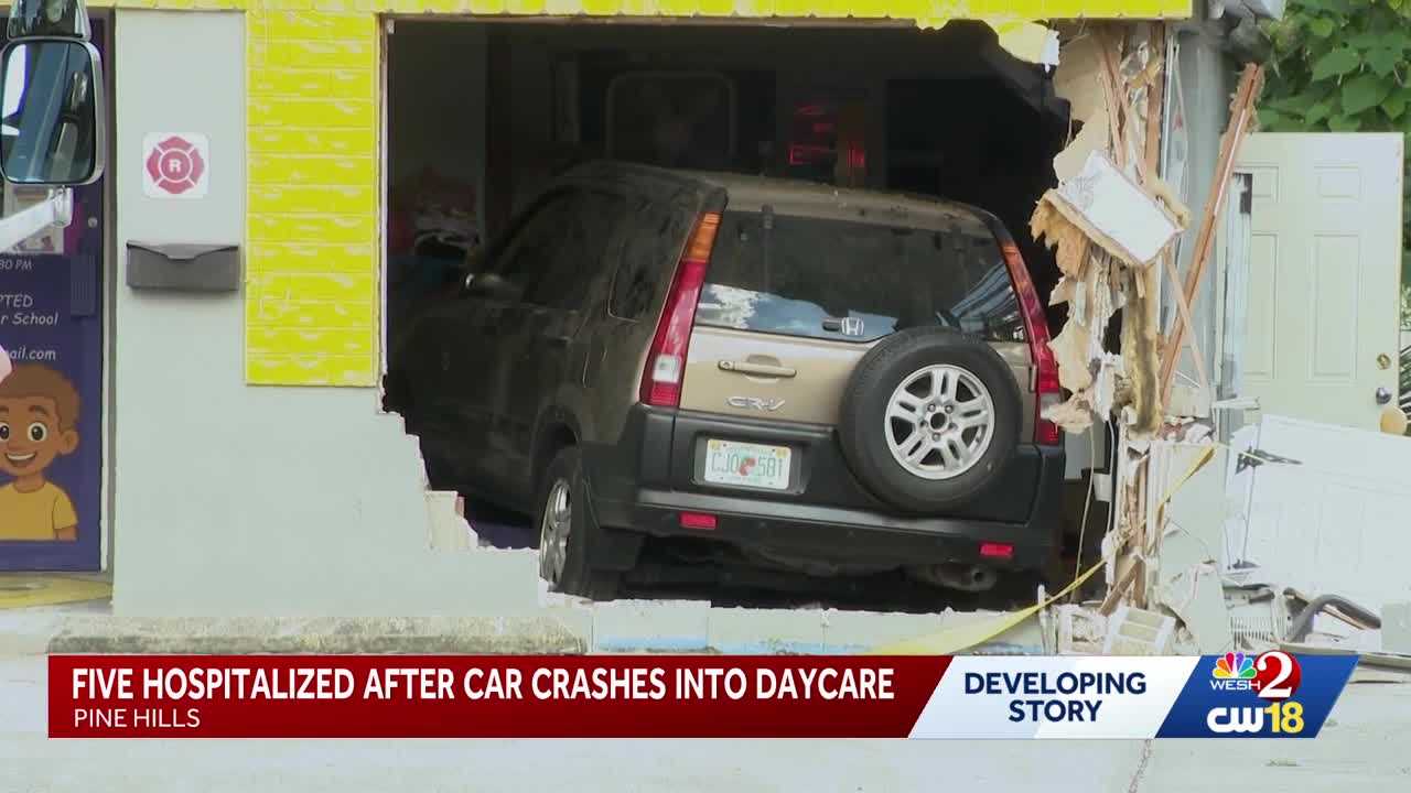 3 children among 5 hospitalized after SUV crashes into Pine Hills daycare, FHP says — WESH 2 Orlando, Winter Park Health news