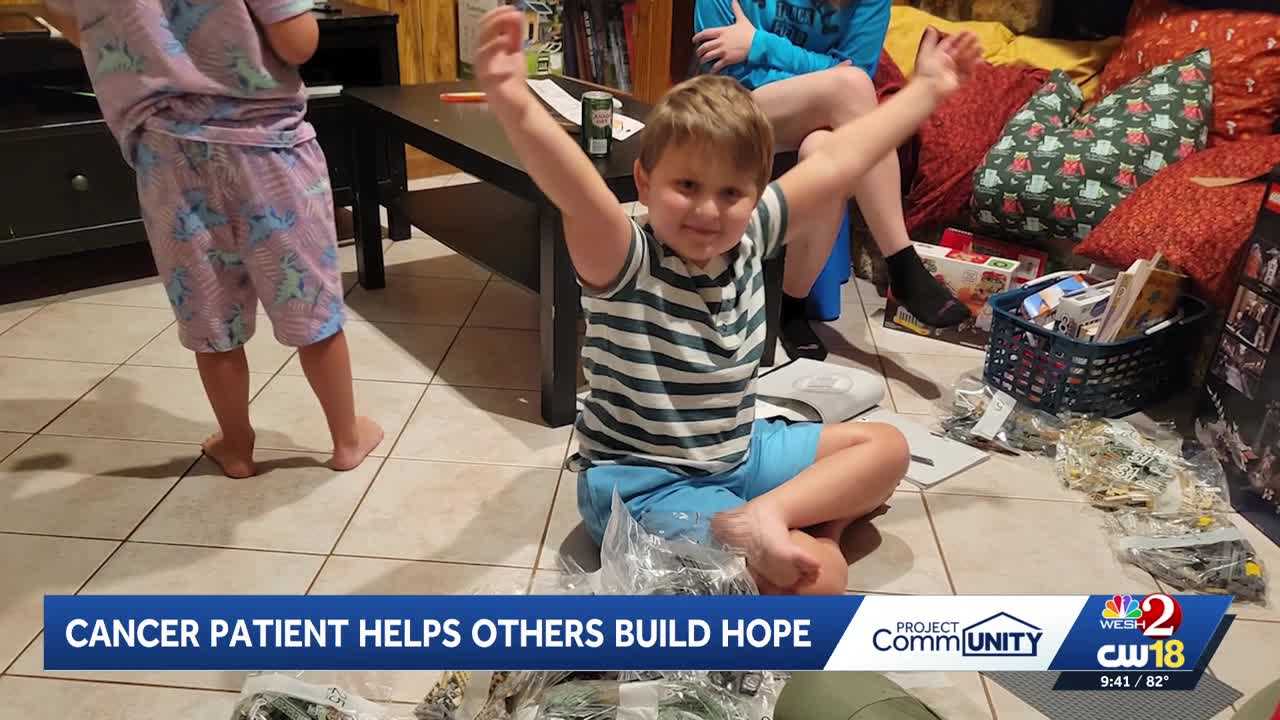 Seminole County boy turns cancer fight into Lego drive for hospitalized kids — WESH 2 Orlando, Winter Park Health news
