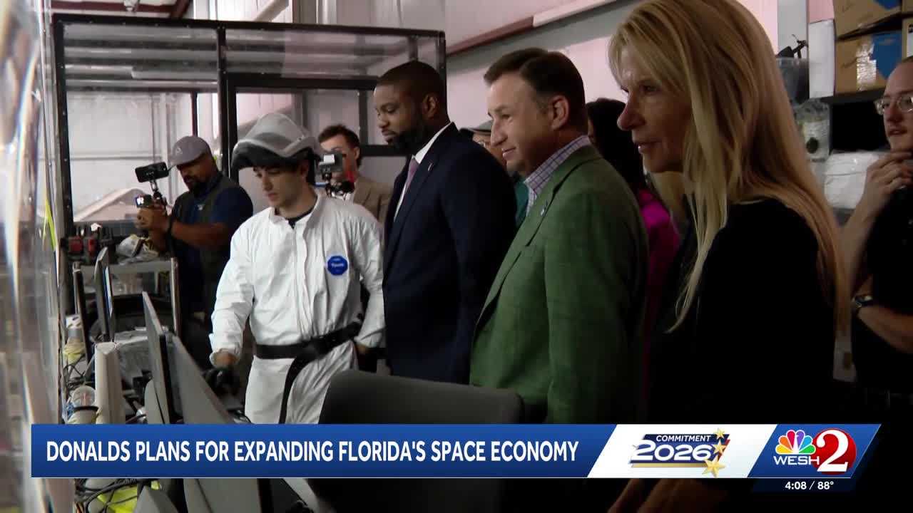 Byron Donalds lays out plans to expand Florida's space economy if elected governor — WESH 2 Orlando, Winter Park Community news