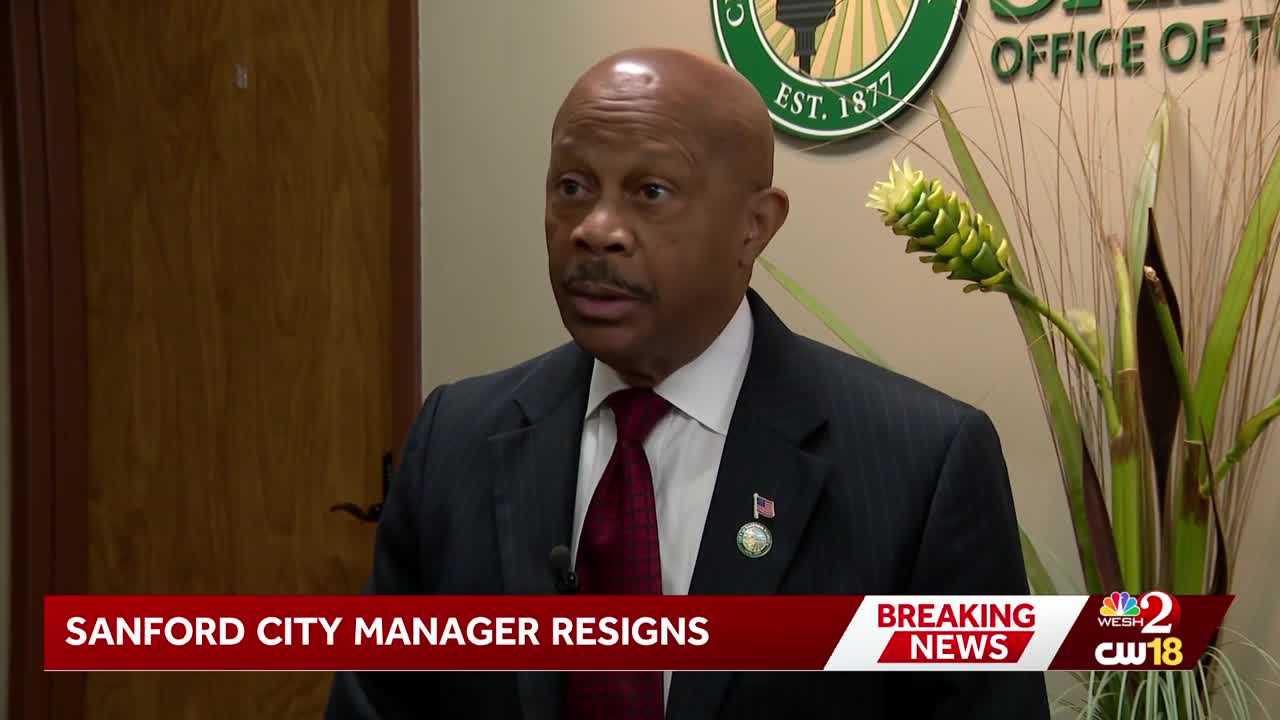Sanford city manager resigns after more than a decade of service — WESH 2 Orlando, Winter Park Community news