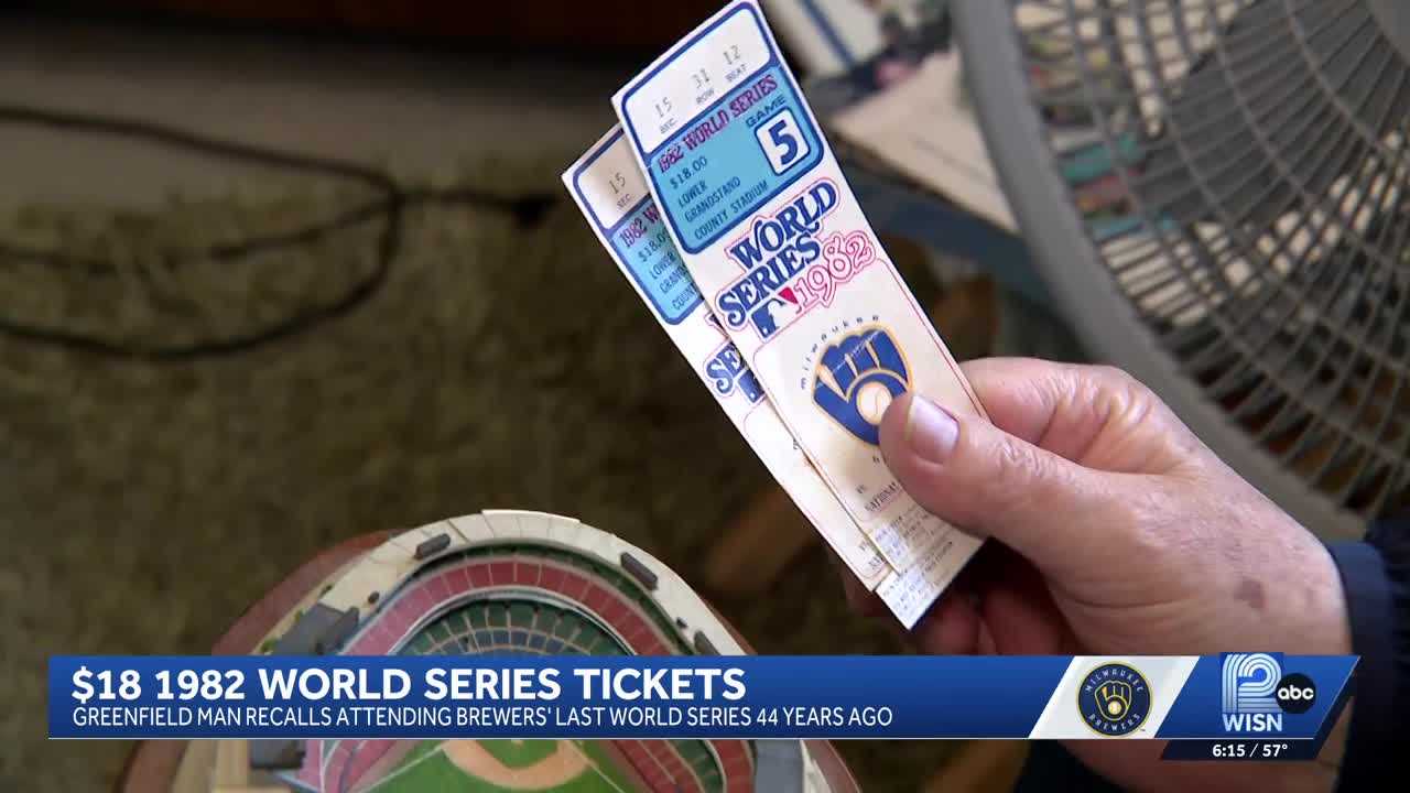 Brewers fan holds onto 1982 World Series ticket stub for 44 years — WESH 2 Orlando, Winter Park Community news