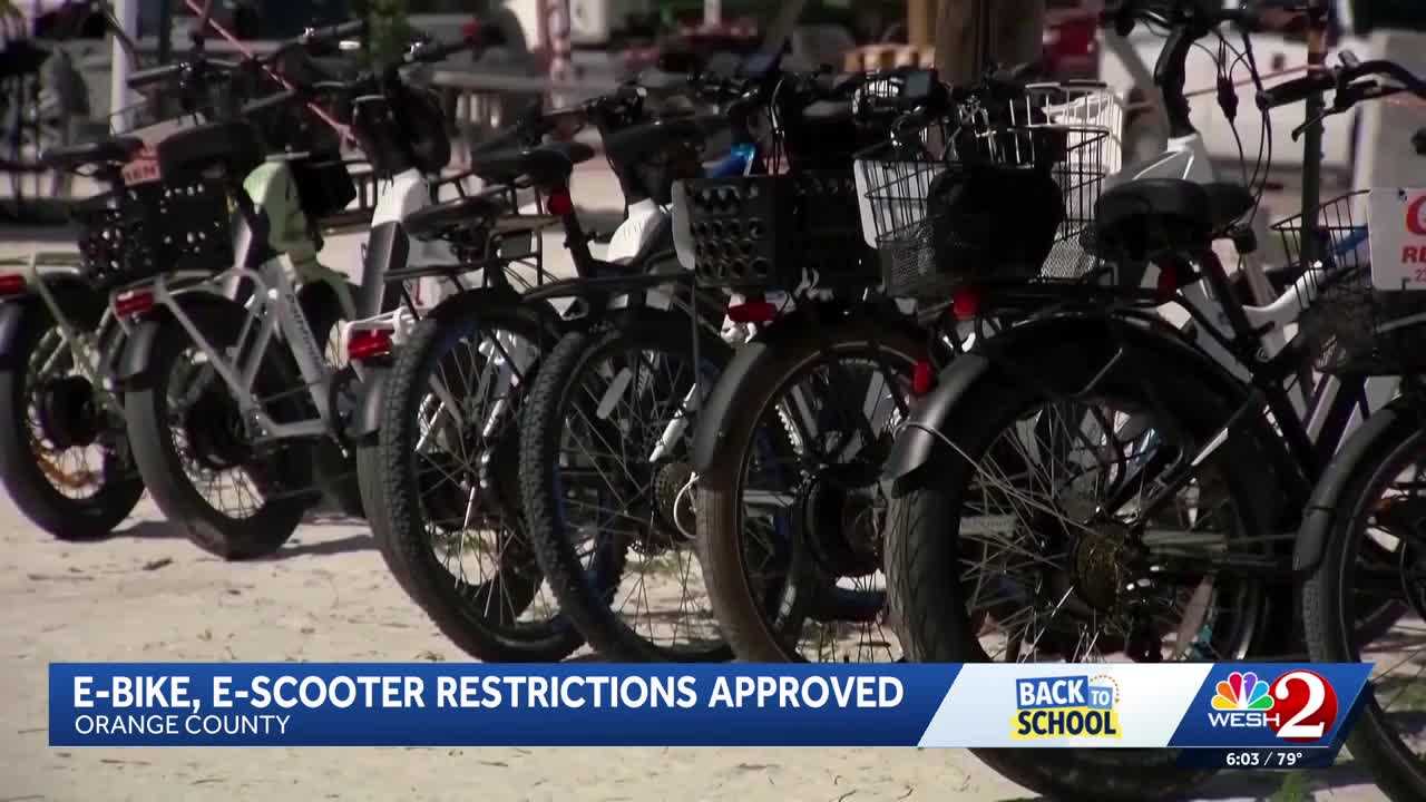 Orange County School Board approves restrictions on e-bikes, e-scooters — WESH 2 Orlando, Winter Park Real Estate news