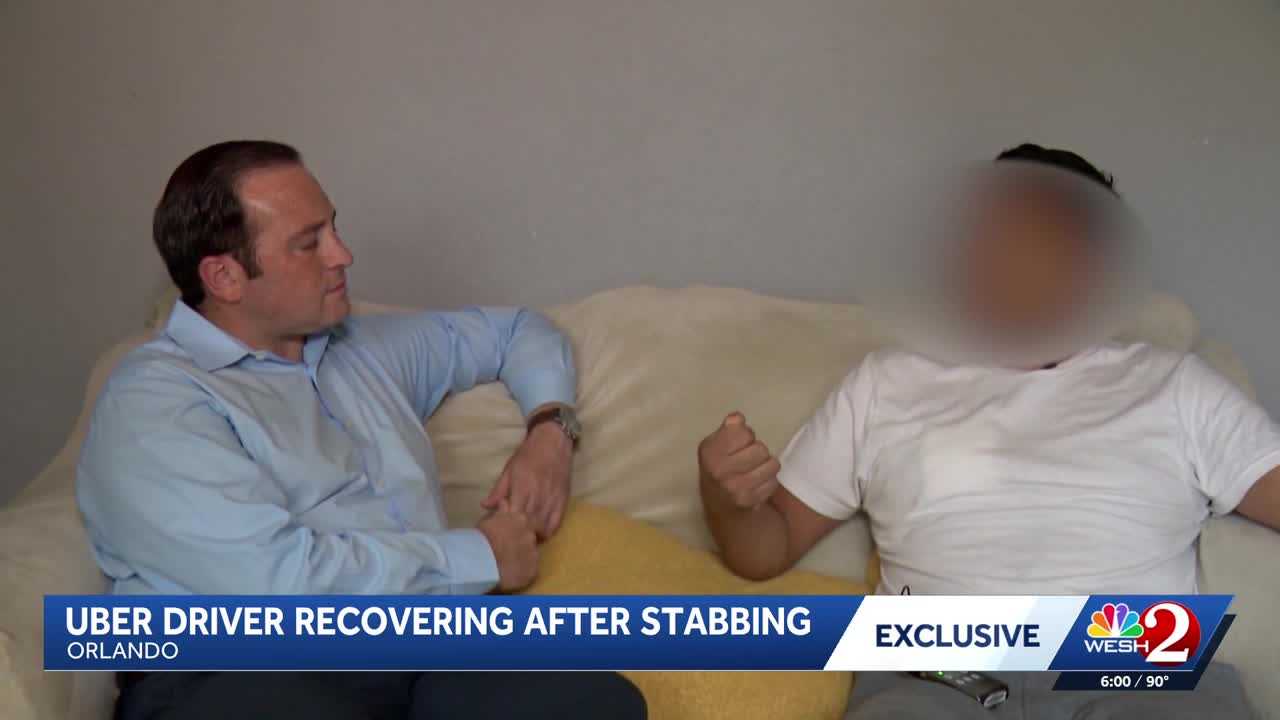 'He wanted my heart': Orlando Uber driver recovering from stabbing attack — WESH 2 Orlando, Winter Park Health news