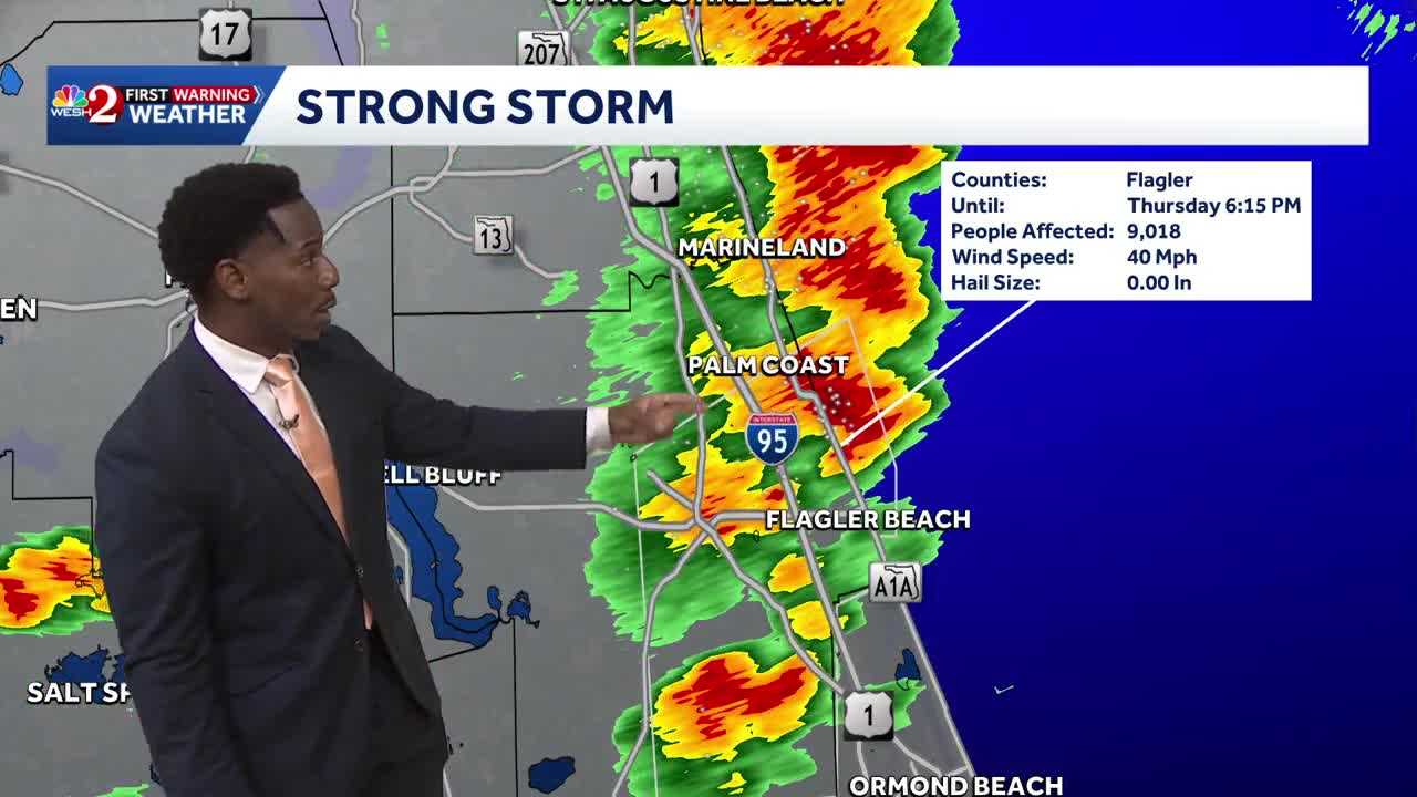 Strong And Severe Thunderstorms Barrel into Central Florida - Monitoring Impact Weather w/ Heat — WESH 2 Orlando, Winter Park Community news