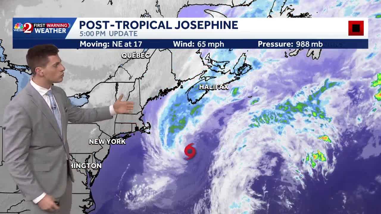 Josephine become post-tropical; continues to move away from US coast — WESH 2 Orlando, Winter Park Community news