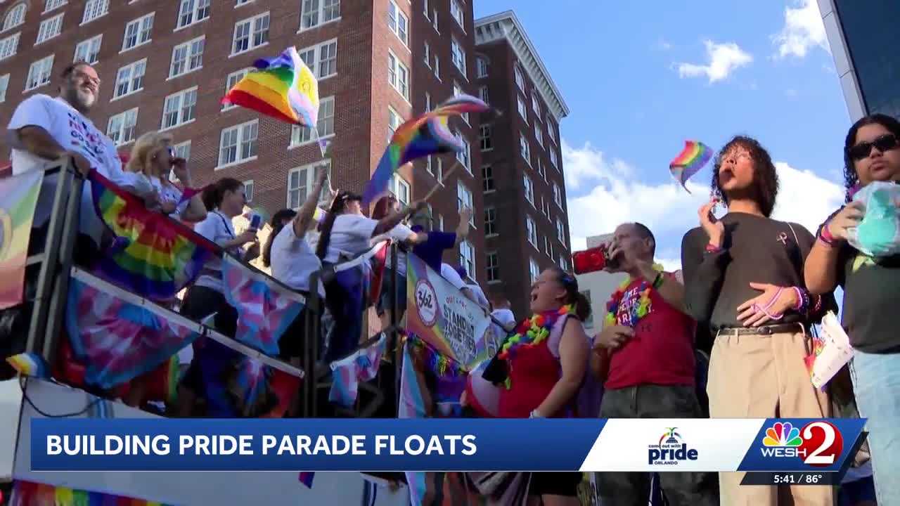 Inside the Central Florida workshop helping create floats for Come Out With Pride — WESH 2 Orlando, Winter Park Business news