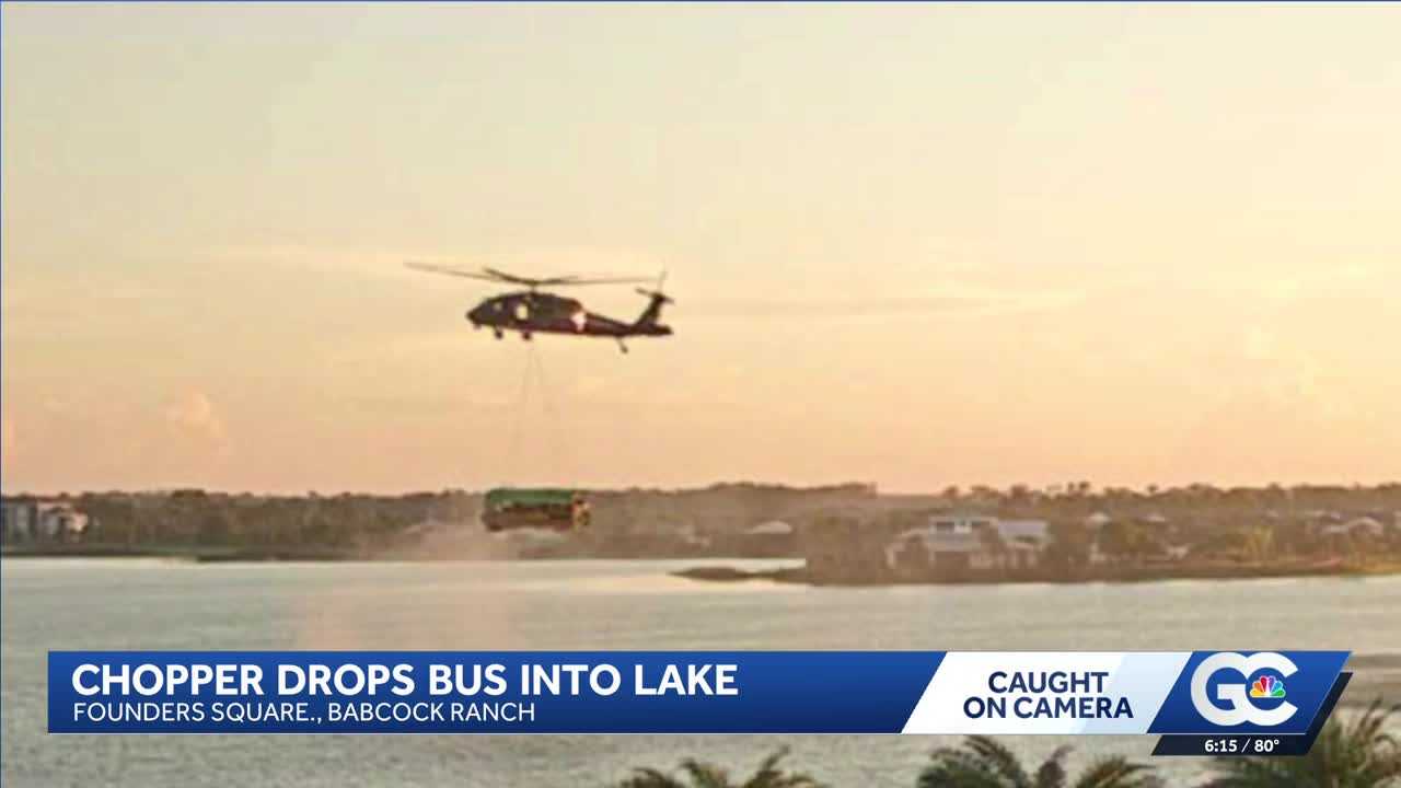 A Black Hawk carrying a school bus over Florida town had residents asking one question: Why? — WESH 2 Orlando, Winter Park Schools news