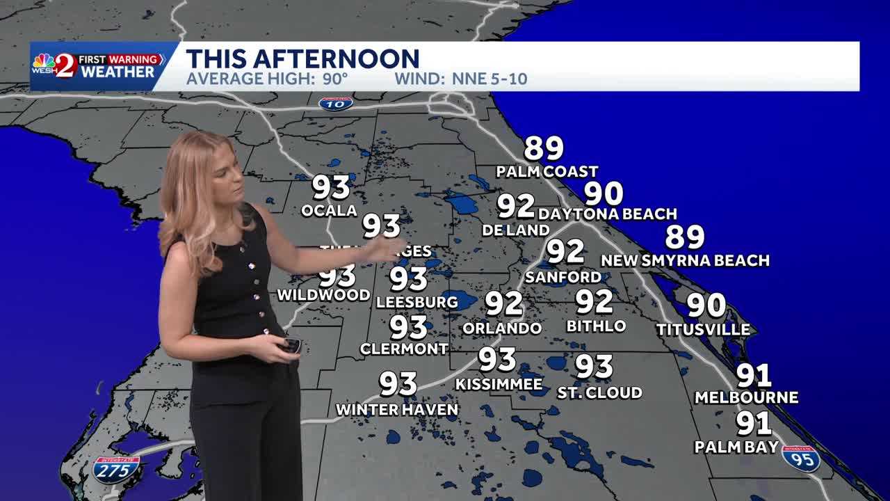 Scattered storms to start the week in Central Florida — WESH 2 Orlando, Winter Park Community news