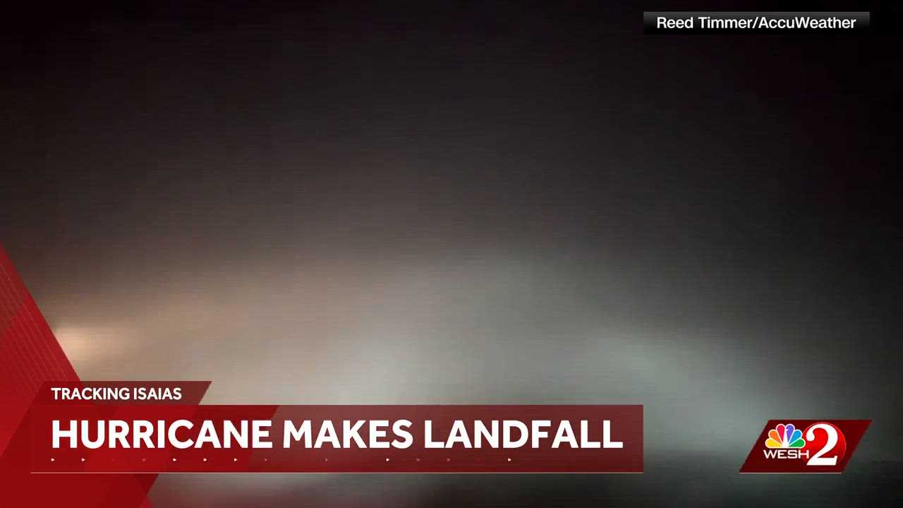 Hurricane Isaias makes landfall near Destin; dangerous hurricane conditions, flash flooding spread inland — WESH 2 Orlando, Winter Park Community news