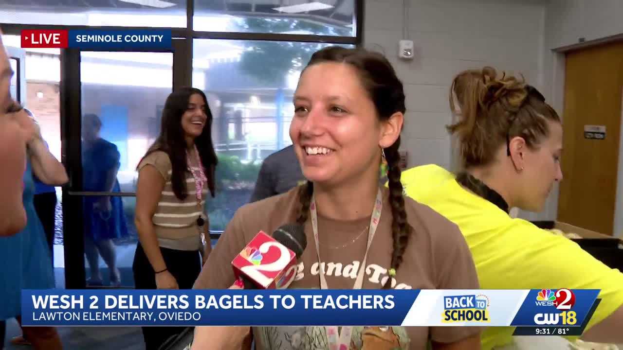 Gearing up for Back to School | Bagels with Teachers on WESH 2 — WESH 2 Orlando, Winter Park Schools news