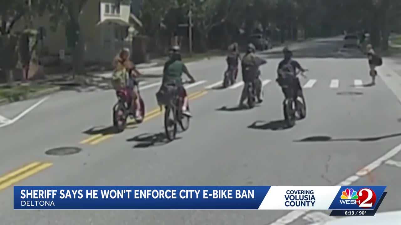 Volusia sheriff questions Deltona e-bike ordinance, says deputies will follow state law — WESH 2 Orlando, Winter Park Government news