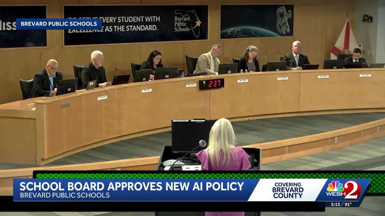 Brevard school district adopts AI policy. Here's what's in it — WESH 2 Orlando, Winter Park Technology news