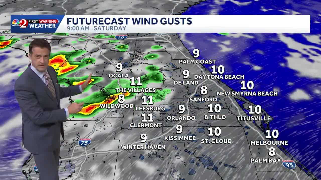 Weekend storms set to continue with locally heavy rain at time. 7.31.2026 — WESH 2 Orlando, Winter Park Community news