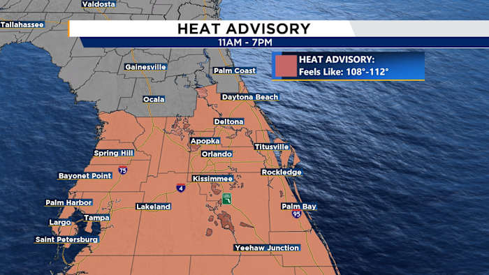 Heat advisory in place as strong afternoon storms develop across Central Florida — ClickOrlando Local, Winter Park Community news
